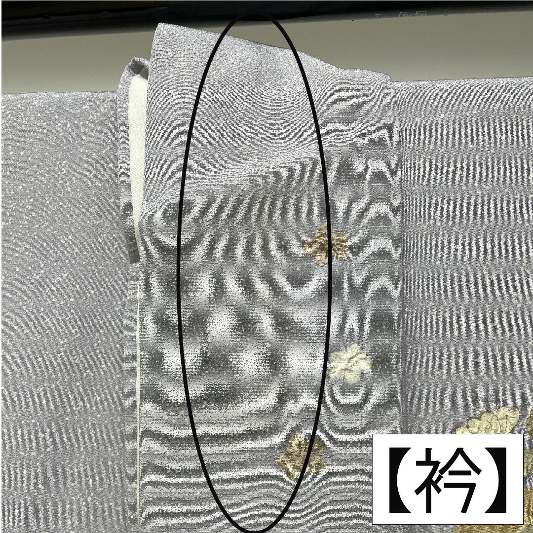 Homongi, pure silk, lined, length 156.5cm, sleeve length 63.5cm, snow color, Tsujigahana, artist's work, A rank, gray, 1112004893322