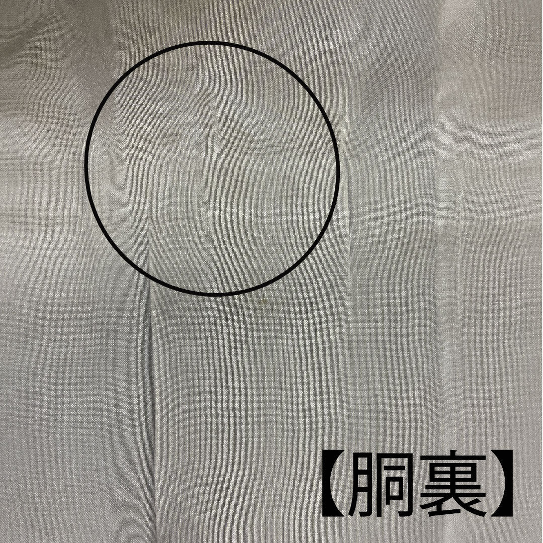 Plain color, vegetable dye, Katabamimon, Length 151cm, Sleeve length 62cm, Lined, Pure silk, S rank, Purple, 1114000202120