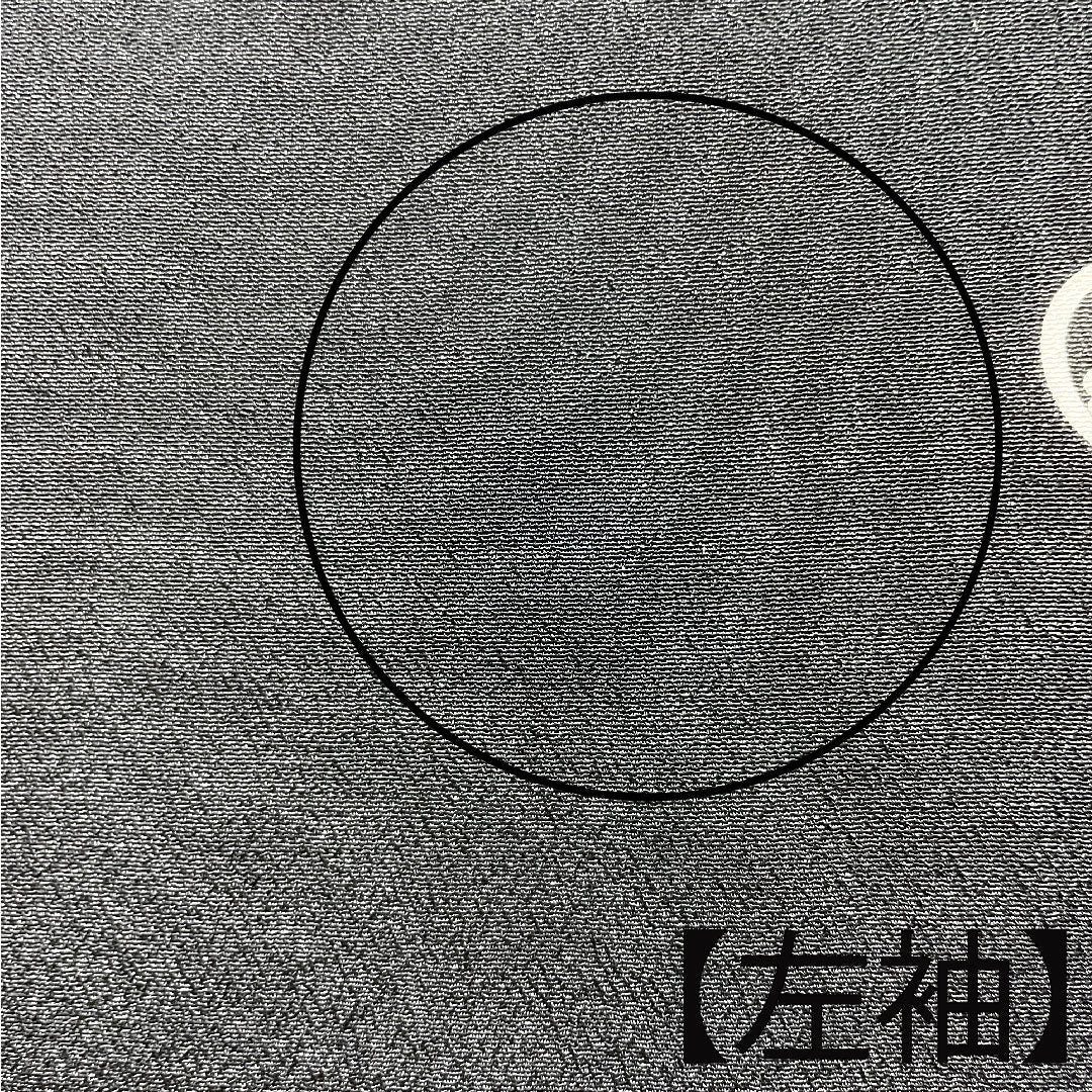 Black formal kimono, length 147.5cm, sleeve length 60cm, lined, Kyoto Yuzen, Imperial carriage, circle with three oak leaves, pure silk, A rank, five crests, black, 1111000863110