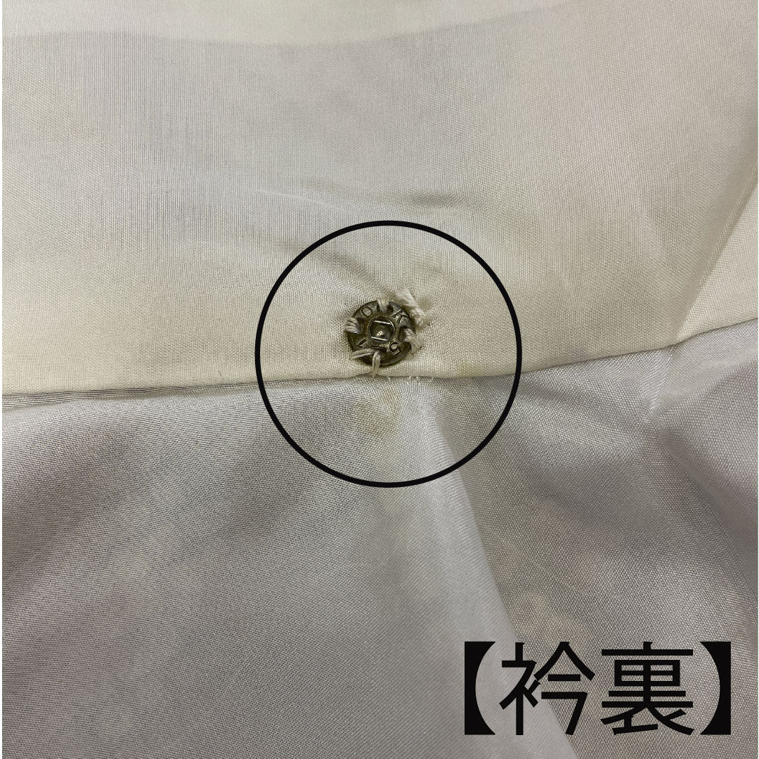 Komon, Length 158cm, Sleeve length 62cm, Awase, All tie-dye, Leaf pattern, Pure silk, A rank, Purple, 1115001883320