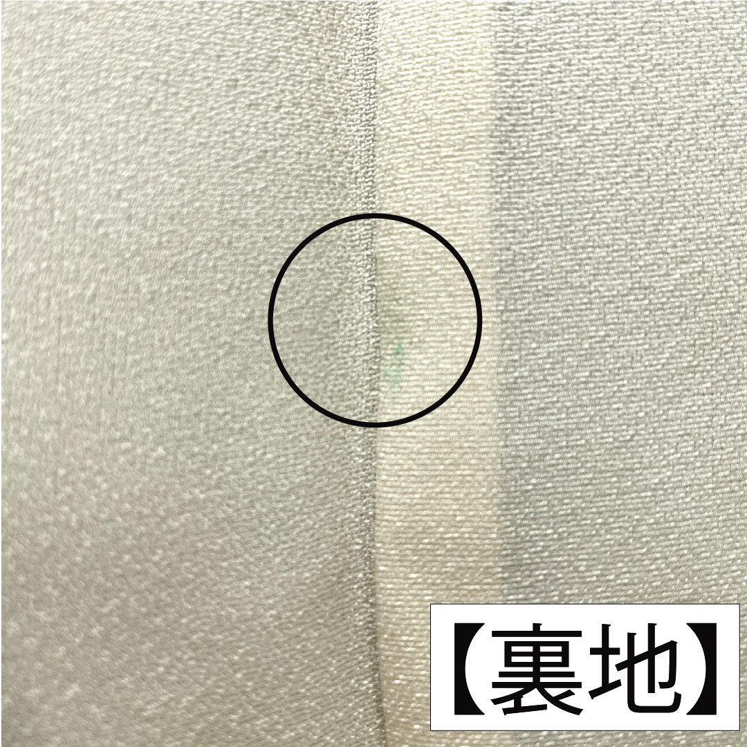 色留袖 正絹 身丈159cm 裄丈63cm 袷 薄緑色(うすみどりいろ) 寿光織 風景模様 一つ紋 Sランク 緑系 1111001702319