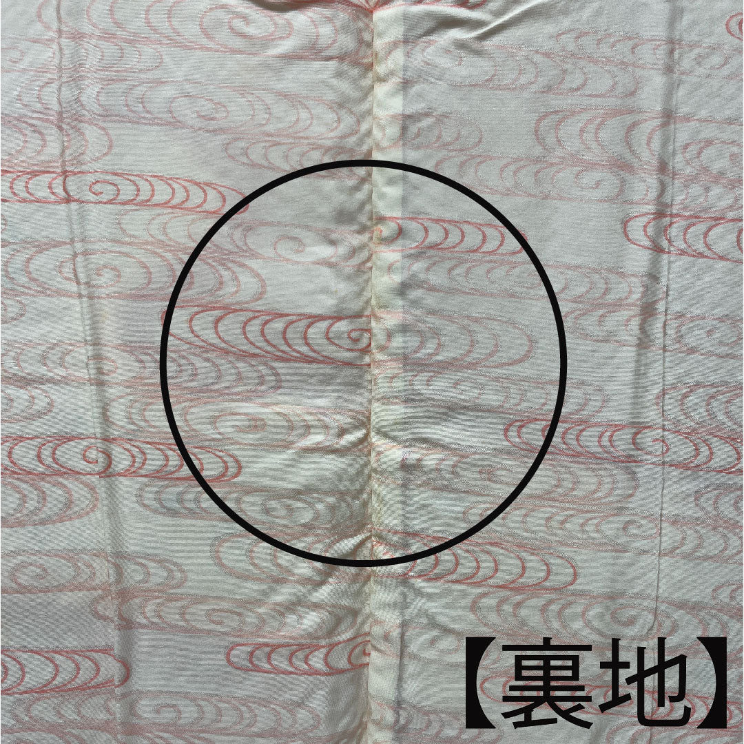 羽織 正絹 身丈80.5cm 裄丈64cm 桃色 総絞り 辻ヶ花 Aランク 袷 ピンク系 1117000703913