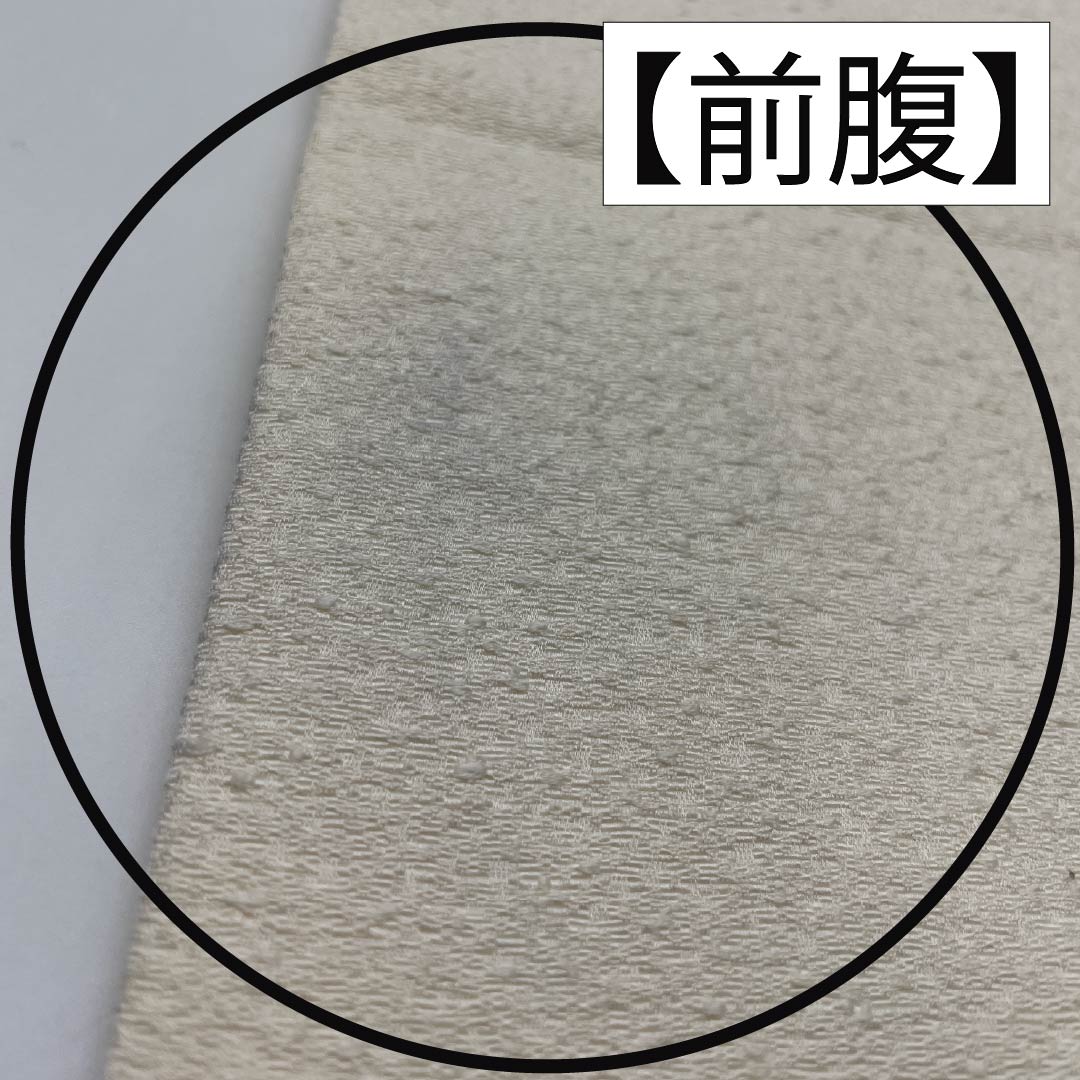 名古屋帯 乳白色色(にゅうはくしょくいろ) 作家物 辻ヶ花 帯丈357cm 正絹 Bランク ポイント柄 セミフォーマル 白系 1124008384311 名古屋仕立て