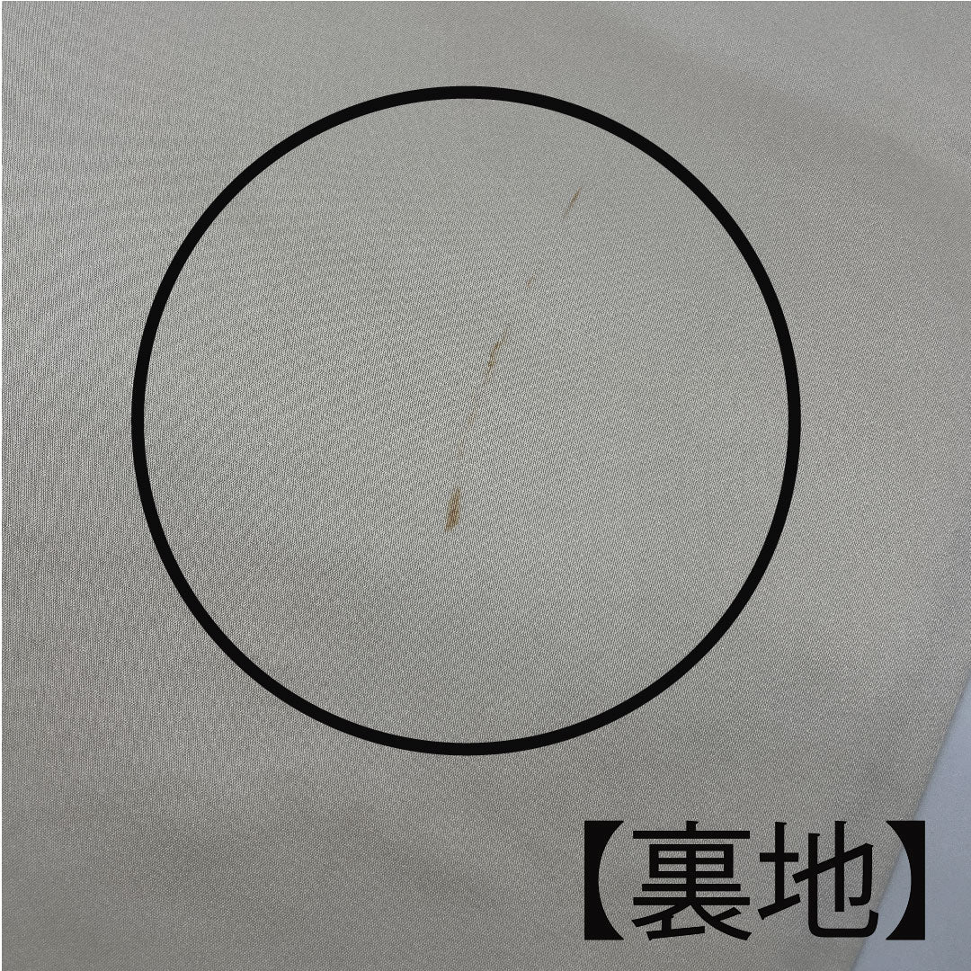 袋帯 草花模様 金銀箔 帯丈416cm 正絹 Aランク 六通 フォーマル 金系 1123003973321