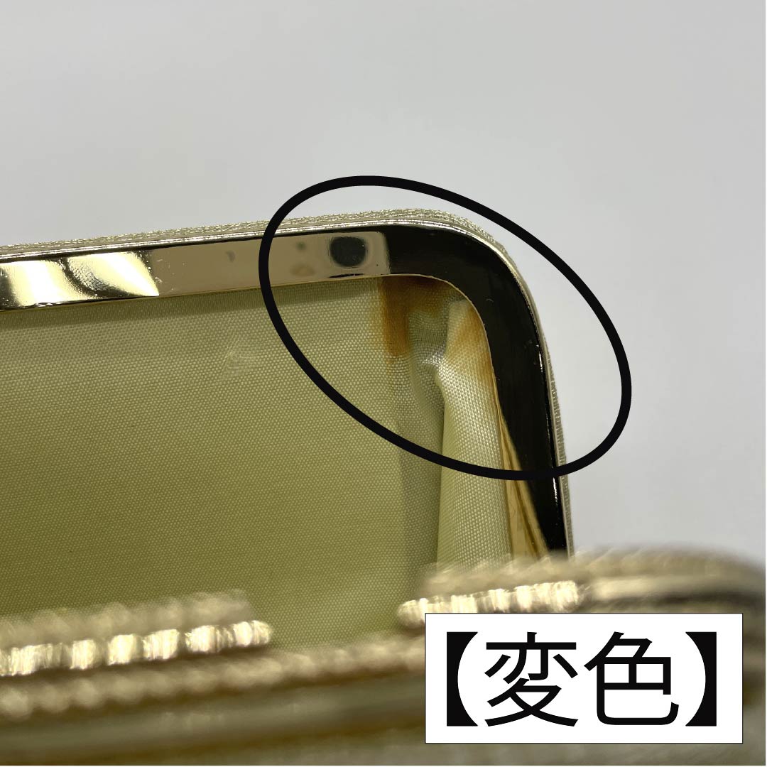 (新古品)草履バッグセット フォーマル Bランク 2way Mサイズ 金系 1133000274321