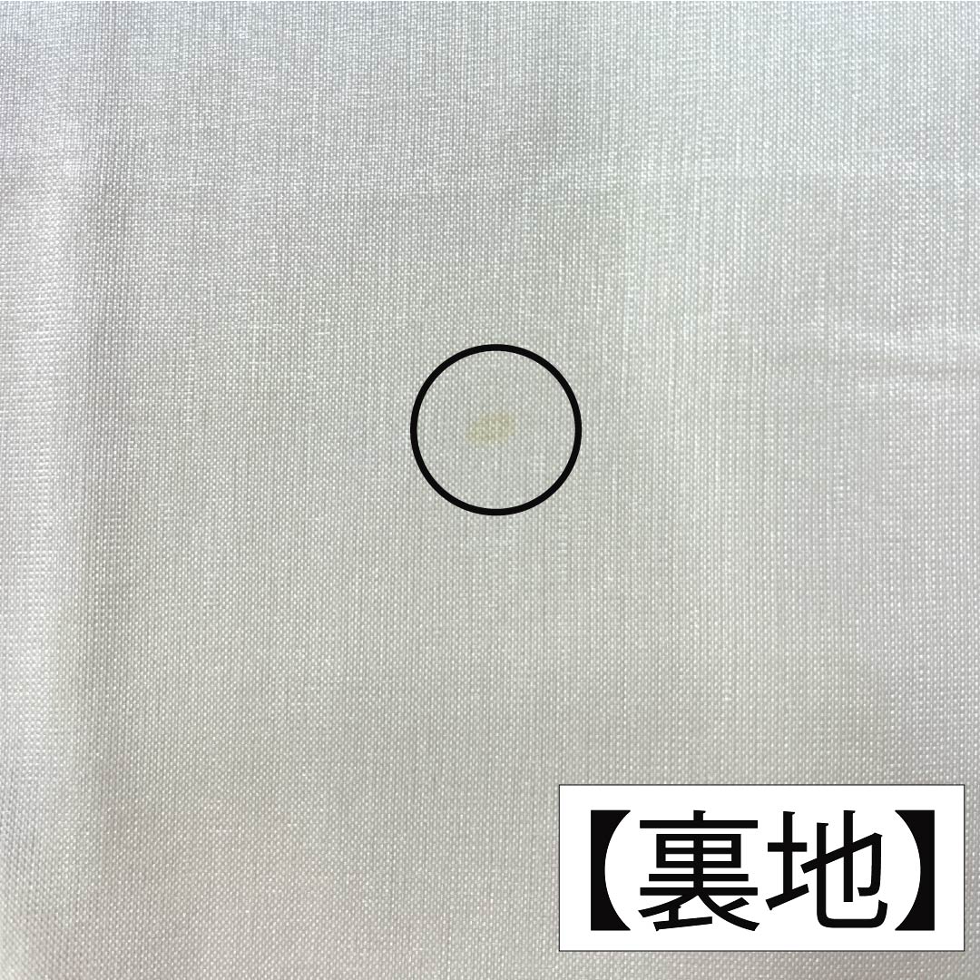 Komon, pure silk, length 158.5cm, sleeve length 64cm, lined, Neriiro (Neri-iro), stencil dyeing, Bingata style, Chayatsuji, A rank, cream color, 1115005103315
