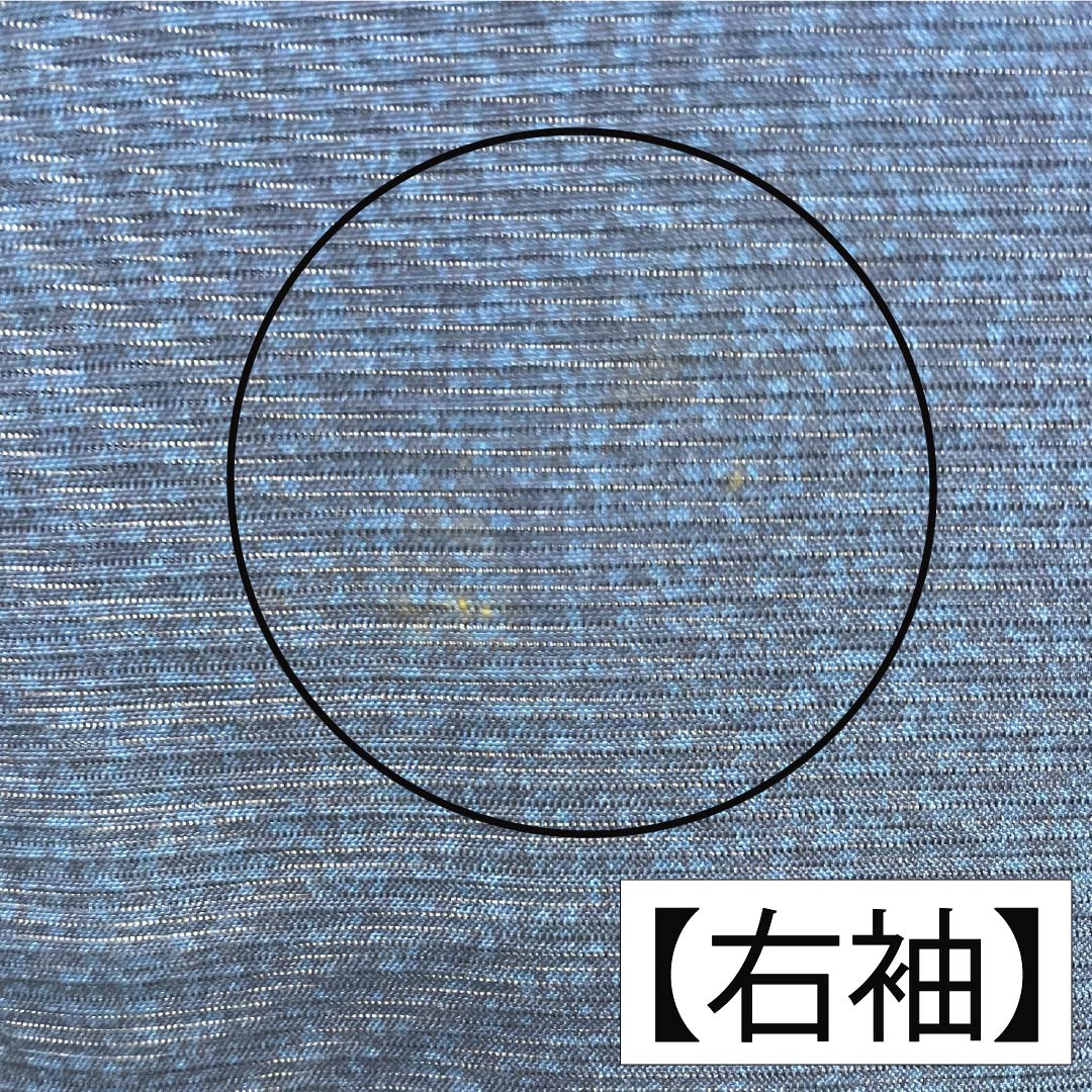 夏物 正絹 付下げ Aランク 身丈163.5cm 裄丈67.5cm 紺色(こんいろ) 型染 幾何学模様 健勝苑ガード 絽 紺系 1132005033418