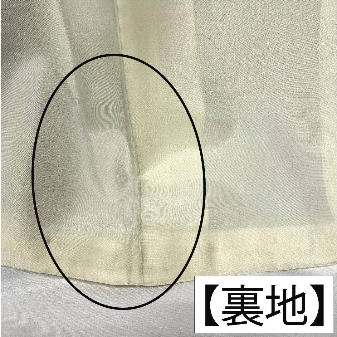 黒留袖 正絹 身丈165cm 裄丈63cm 袷 京友禅 鶴 菊 竹 梅 五つ紋 剣片喰 Aランク 黒系 1111001503510