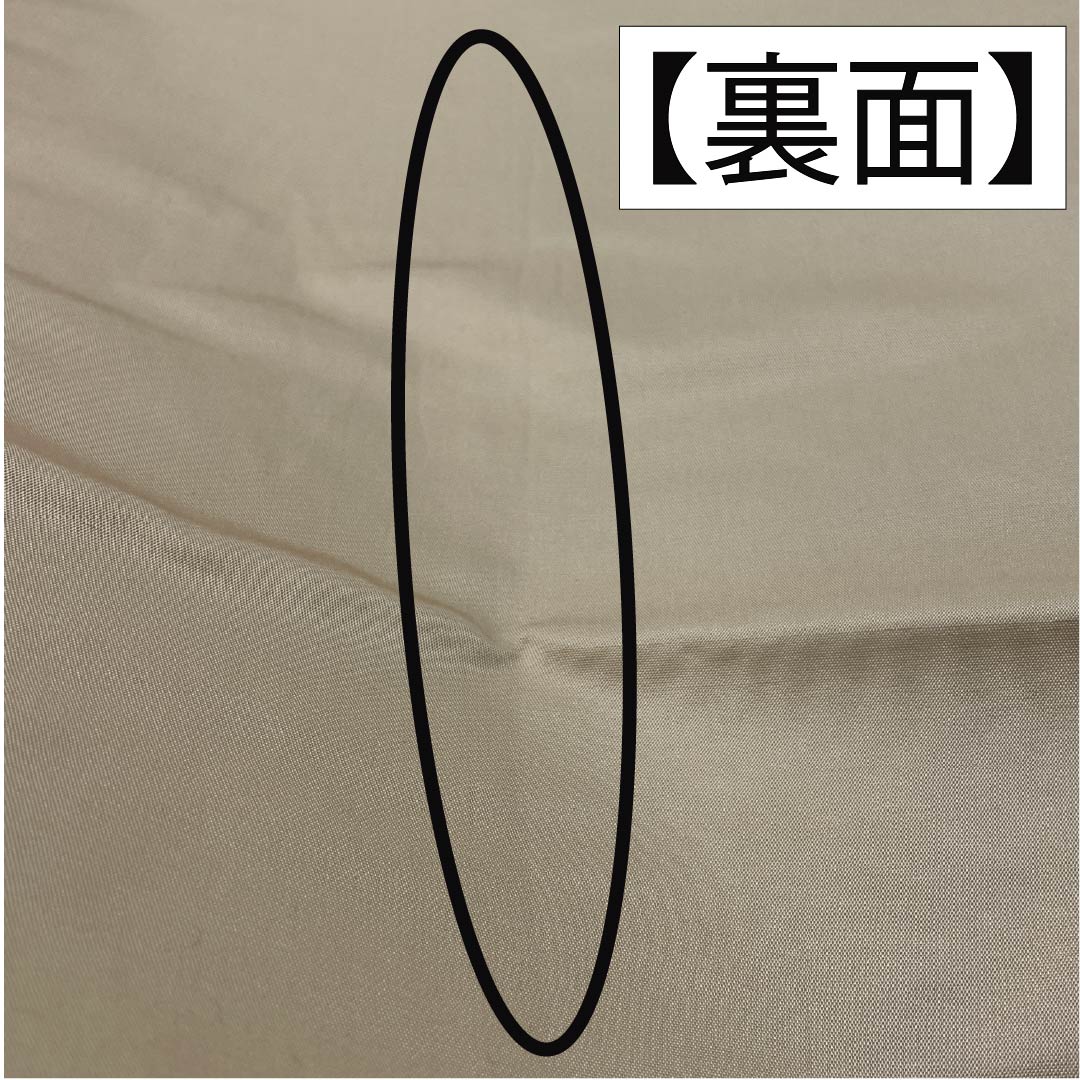 Fukuro Obi (Sash) made of pure silk, walnut color, for Tomesode, Treasures, Flower Arabesque pattern, Length 430cm, S rank, Six-pass, Formal, Beige, 1123013582325