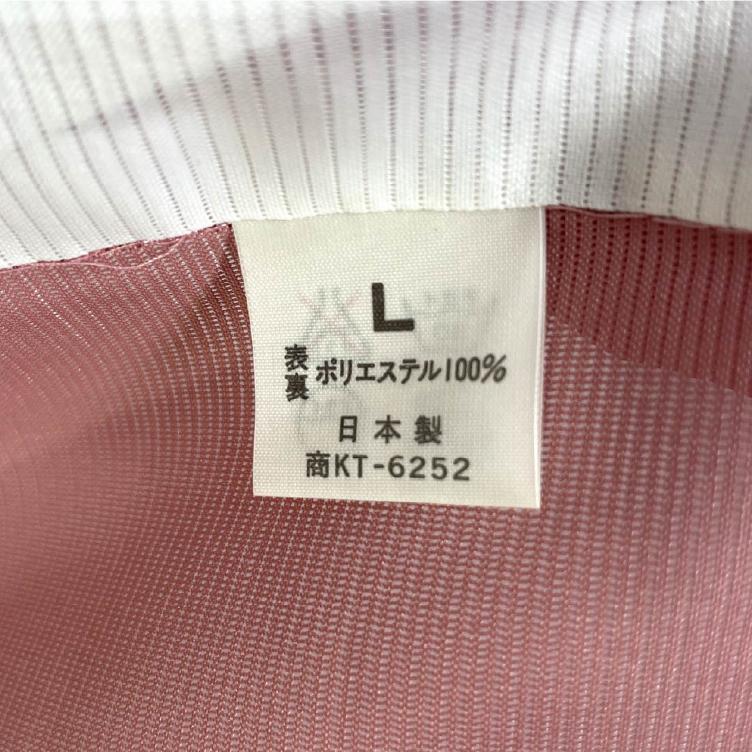 夏物 ポリエステル 色無地 Aランク 身丈151cm 裄丈67cm 浅蘇芳色(あさきすおういろ) 洗える着物 素無地 絽 ピンク系 1132003893213