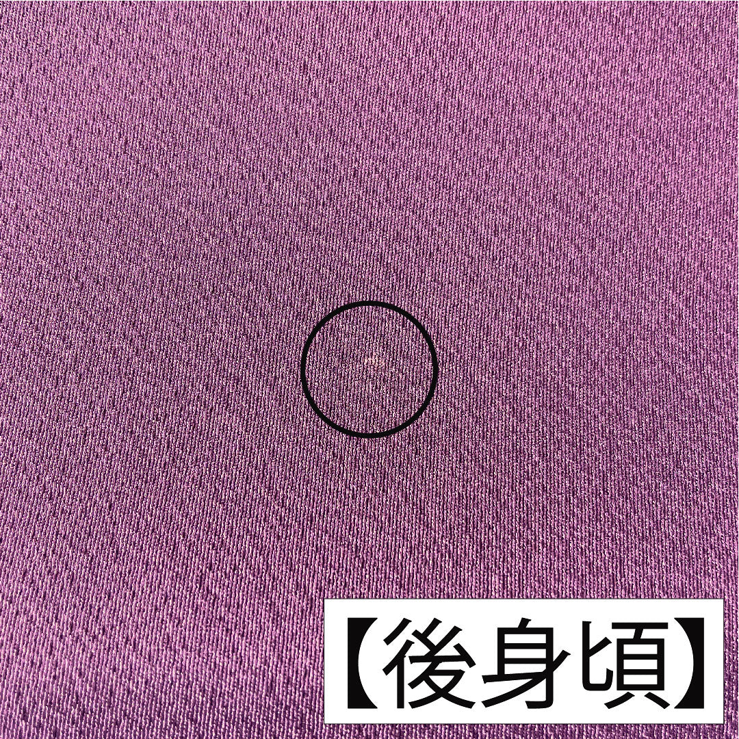 Plain color, pure silk, length 158.5cm, sleeve length 66cm, ancient purple, plain color, one crest, two-ply pattern with a circle around it, lined, A rank, purple, 1114001723320