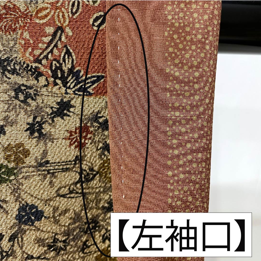 訪問着 正絹 Aランク 袷 身丈166.5cm 裄丈65cm 京紅型 古典柄 作家物 グラデーション系 1112006843599