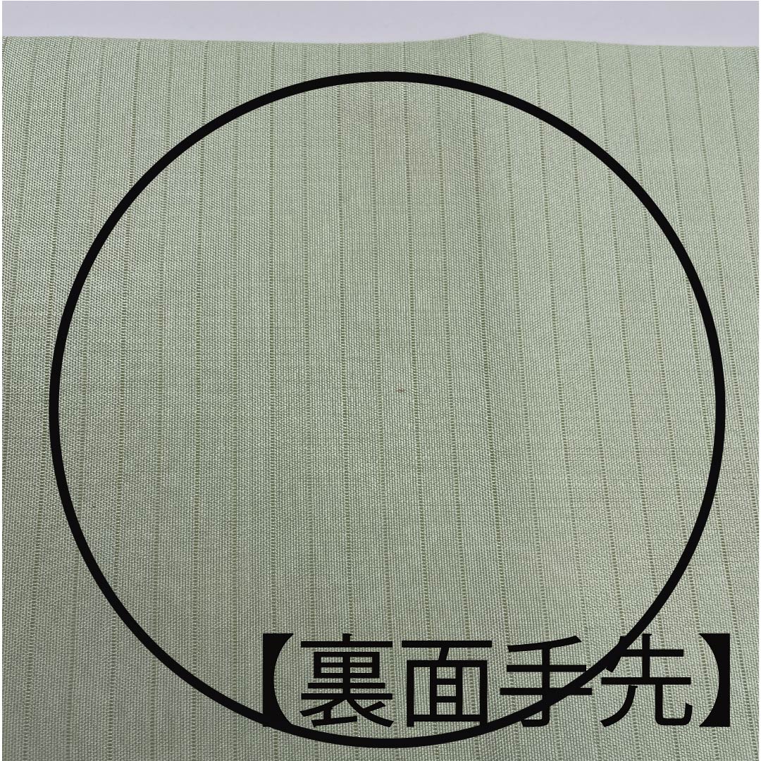 名古屋帯 龍泉青瓷釉色色 夏帯 絽 染帯 作家物 あやめ 帯丈353.5cm 正絹 Aランク ポイント柄 カジュアル 緑系 1124004263319 名古屋仕立て