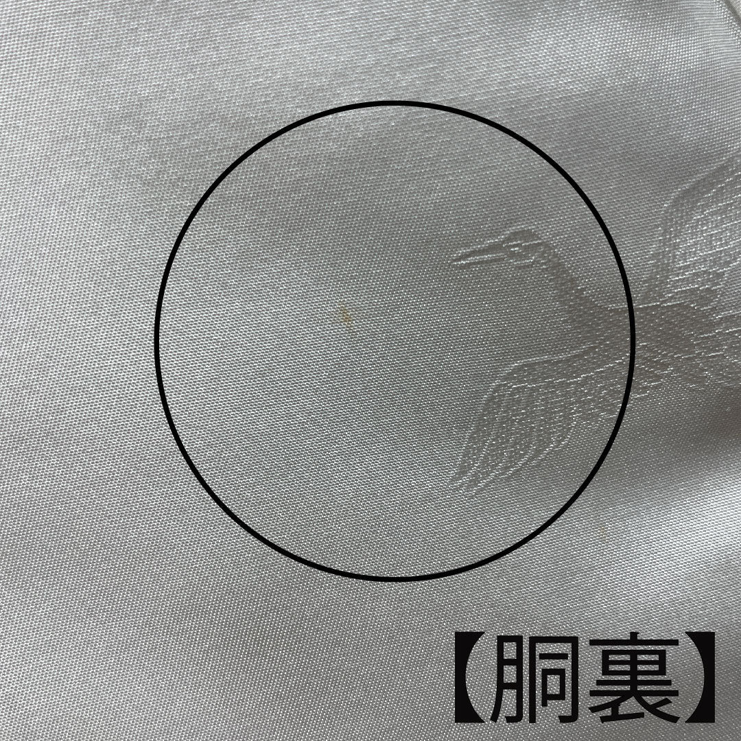 Black formal kimono, length 152cm, sleeve length 63cm, lined, artist's work, Kyoto Yuzen, rock garden pattern, bellflower, pure silk, A rank, five crests, black, 1111000923210