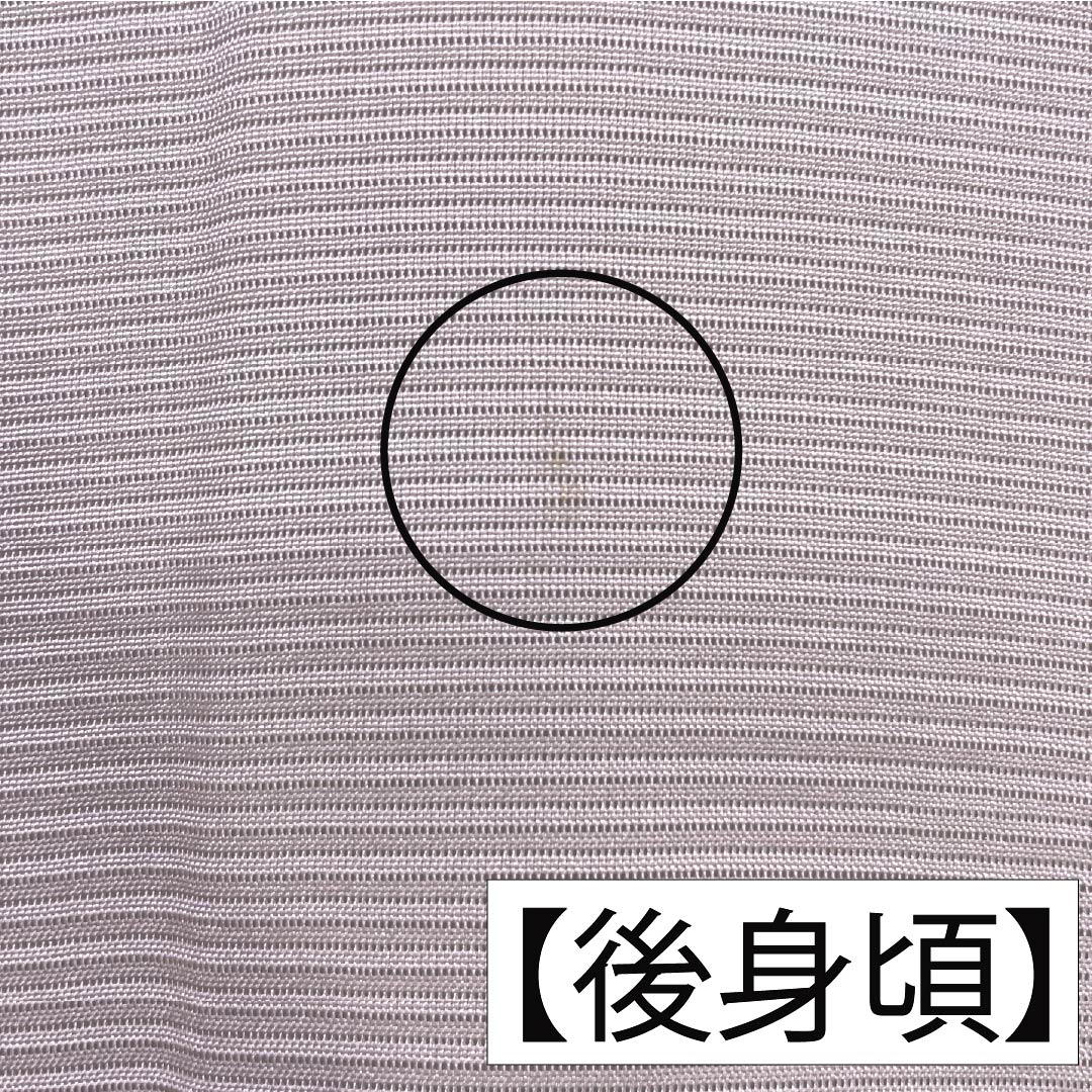 Summer pure silk formal kimono, length 153cm, sleeve length 61.5cm, cherry blossom color, Kyoto Yuzen, one crest, circle with tangerines, silk, B rank, pink, 1132002194213