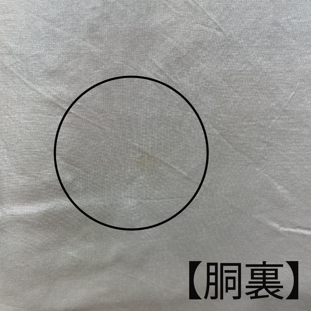 小紋 身丈156cm 裄丈62cm 袷 乳白色 型染 草花模様 正絹 Aランク 白系 1115002853311