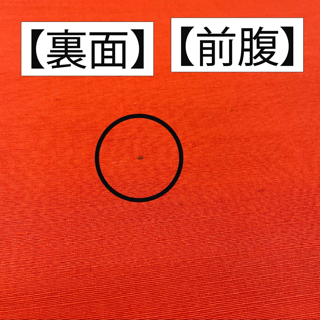 名古屋帯 赤紅色(あかべにいろ) 染め帯 京袋帯 更紗 帯丈358cm 正絹 Aランク 全通 カジュアル 赤系 1124006593312 開き仕立て