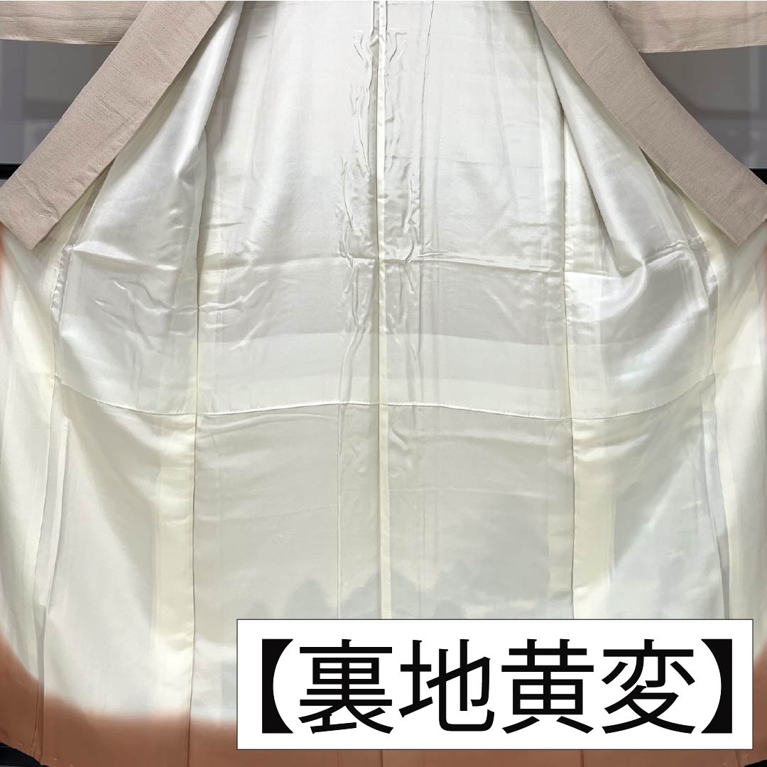 訪問着 正絹 Sランク 袷 身丈161cm 裄丈65.5cm 乙女色(おとめいろ) 京友禅 作家物 金閣寺 風景画 しつけ糸付き ピンク系 1112007172413