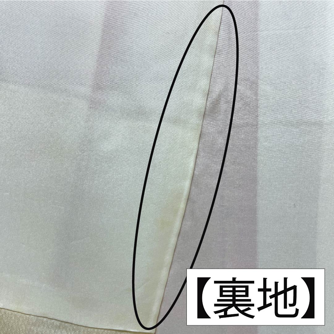 振袖 正絹 Aランク 身丈176.5cm 裄丈66cm 袷 薄柑子色(うすこうじいろ) 京紅型 吉祥文様 桜 牡丹 橙系 1113002343826