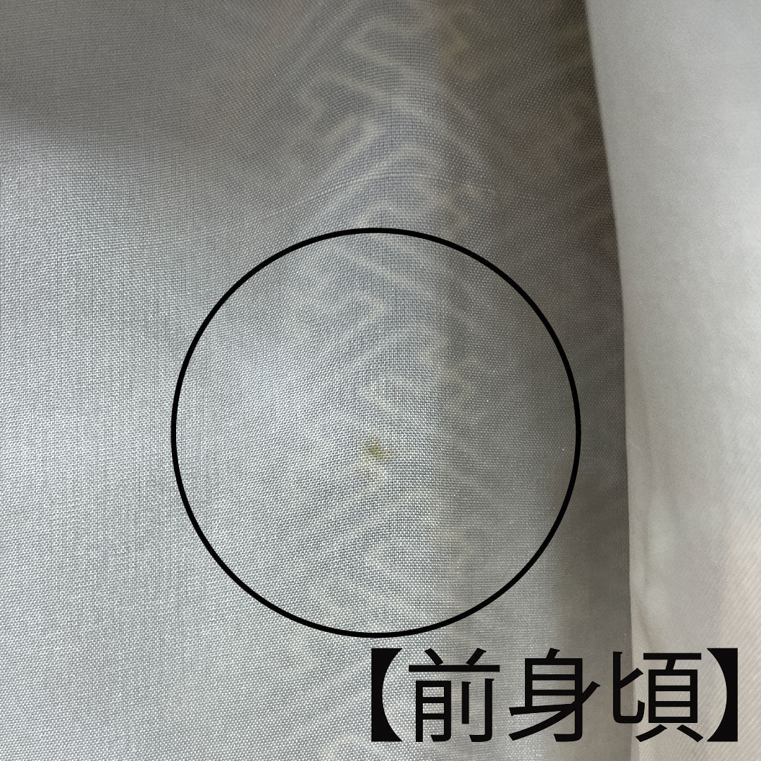 Komon Length 156.5cm Sleeve length 61.5cm Awase Sayagata Shiba grass Pure silk A rank Black 1115002683310