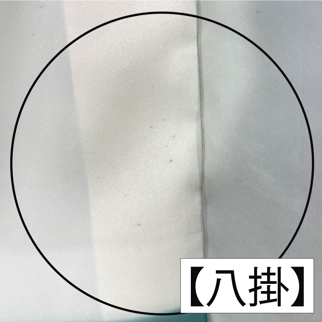 訪問着 ポリエステル Aランク 胴抜き 身丈156cm 裄丈64cm 薄水色(うすみずいろ) 半衿付き 踊り衣装 紗綾形 緑系 1112006383319