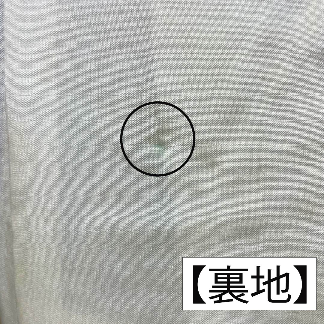 紬 正絹 Aランク 身丈171cm 裄丈68cm 鳥の子色(とりのこいろ) 真綿紬 縞 絣 袷 ベージュ系 1116004233625