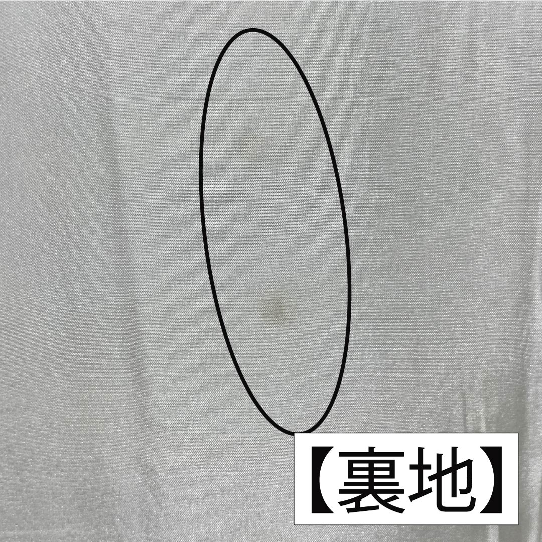 小紋 正絹 Aランク 身丈155.5cm 裄丈64cm 袷 鉄色(てついろ) 江戸小紋 南部幸雄 菊 割付文様 緑系 1115007243319