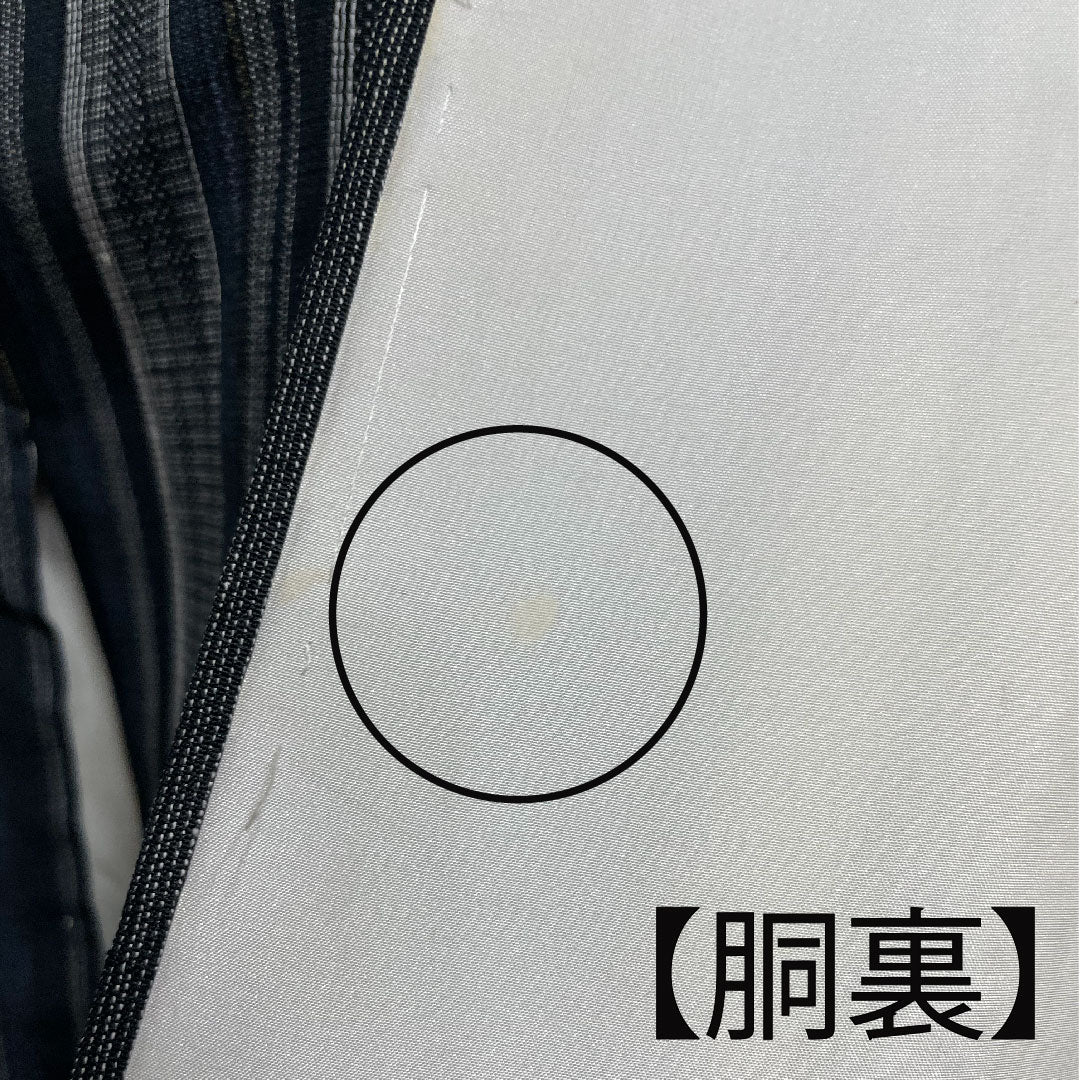 Tsumugi Length 150cm Sleeve length 65cm Striped Tokamachi Tsumugi Pure silk A rank Awase Gradation 1116001833199