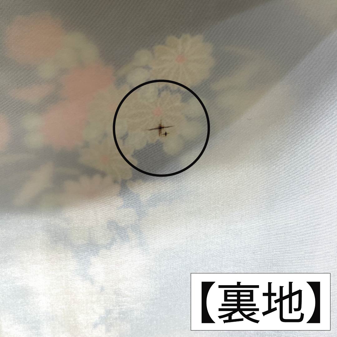 小紋 正絹 Aランク 身丈154cm 裄丈60cm 袷 紺色(こんいろ) 花丸紋 紺系 1115007693218