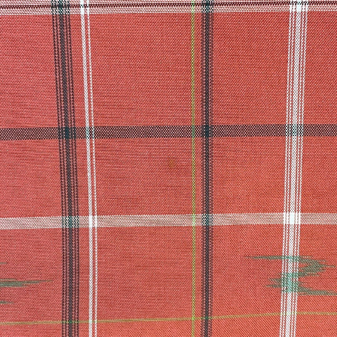Striped Oshima Tsumugi Length 166cm Sleeve length 64.5cm Kasuri pattern Pure silk A rank A-lined Pink 1116000373413