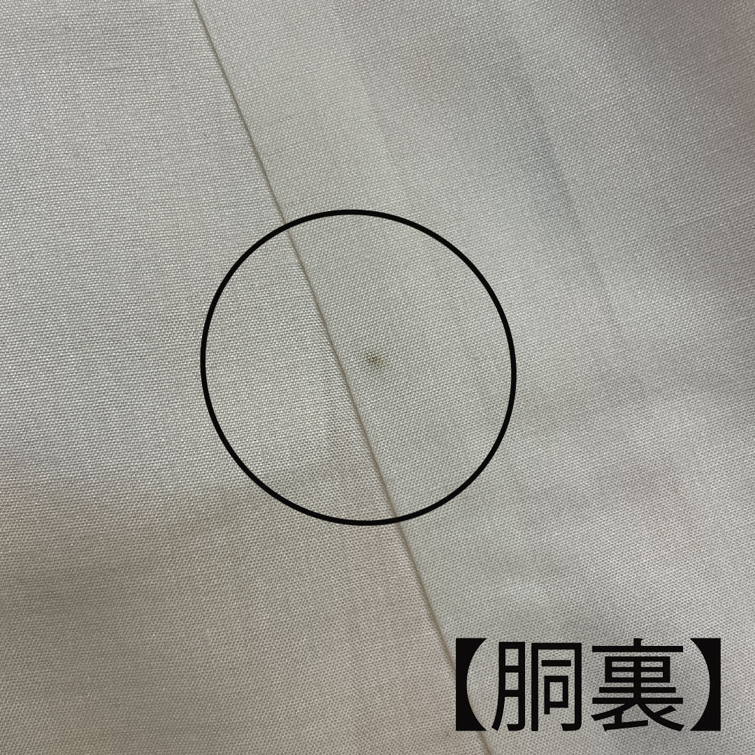 小紋 身丈156.5cm 裄丈64cm 袷 紅型 正絹 Aランク 黄系 1115002033323