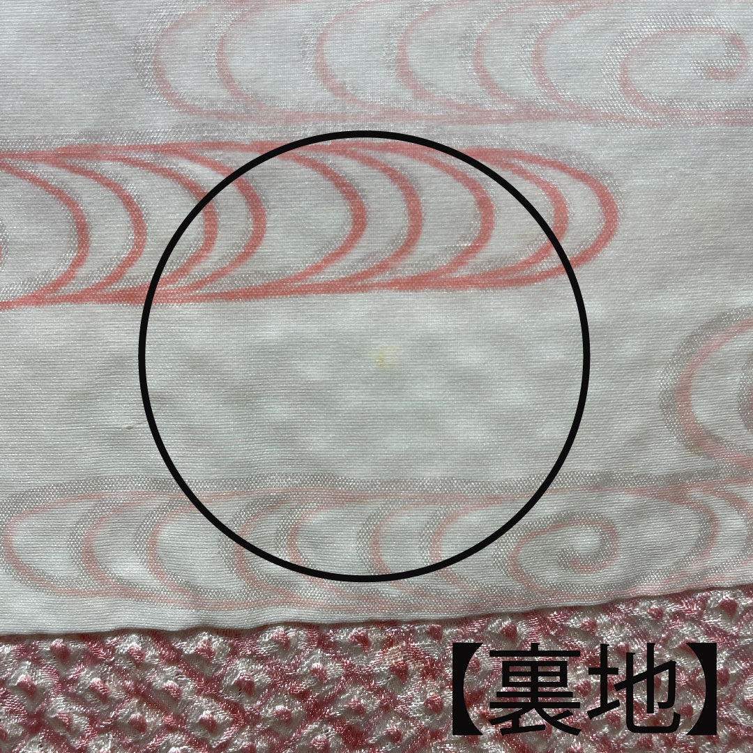 羽織 正絹 身丈80.5cm 裄丈64cm 桃色 総絞り 辻ヶ花 Aランク 袷 ピンク系 1117000703913