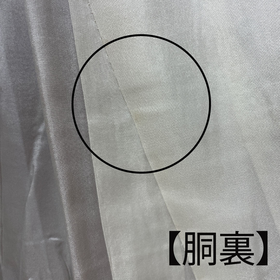 振袖 身丈160.5cm 裄丈63.5cm 袷 海老色 辻ヶ花 正絹 Aランク 赤系 1113001443412