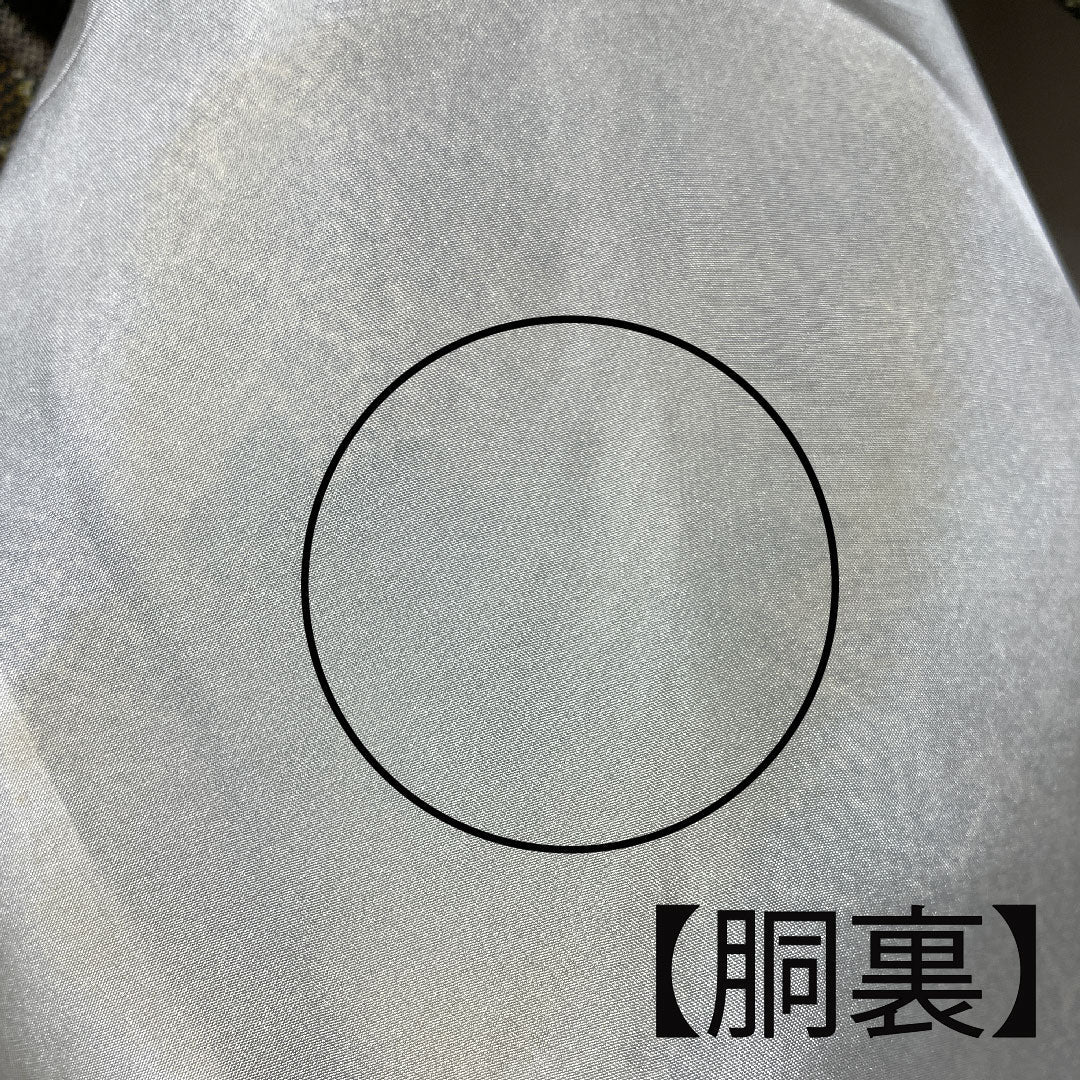 小紋 身丈158.5cm 裄丈64cm 袷 苦色 草花模様 正絹 Aランク 茶系 1115002723314