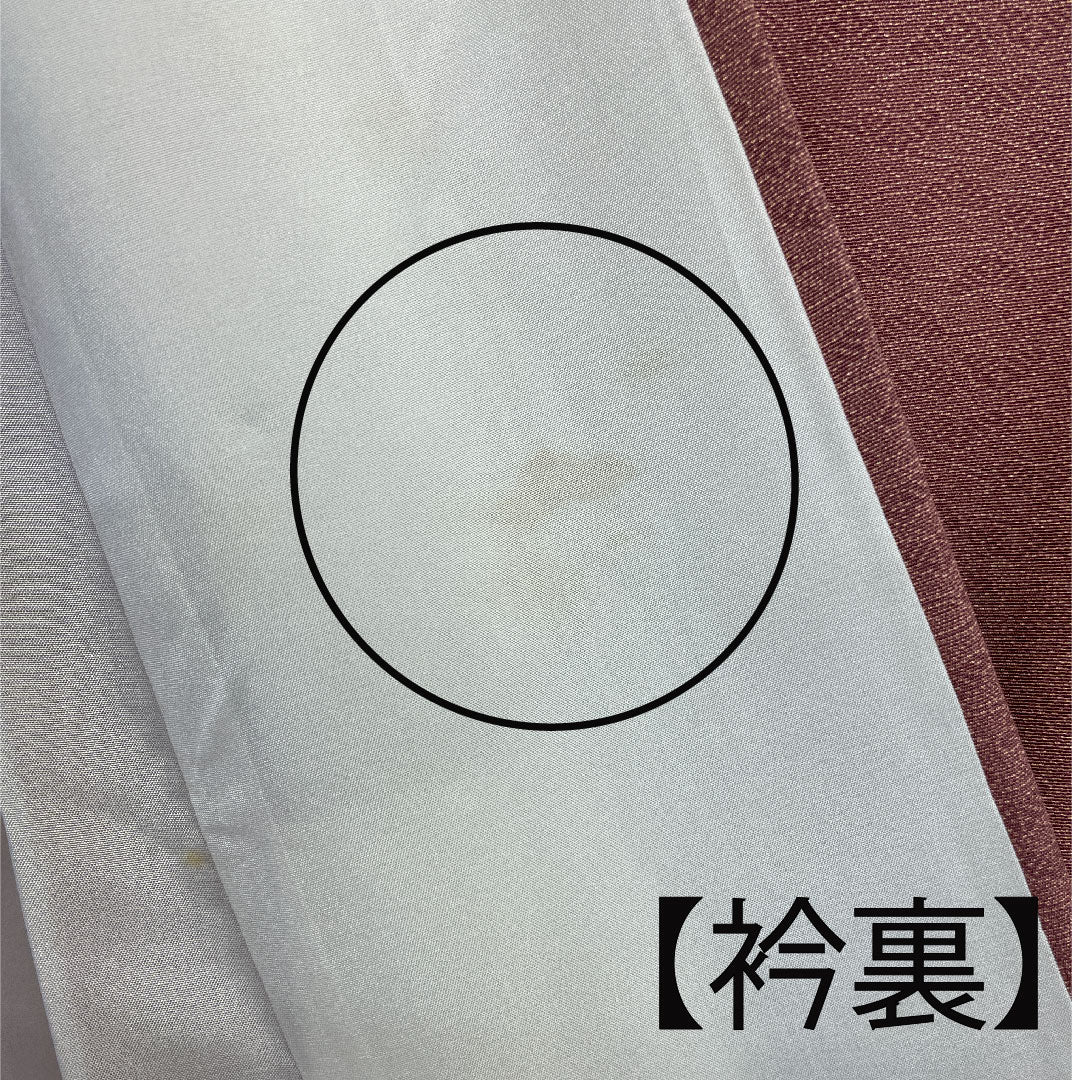 小紋 身丈157cm 裄丈63cm 袷 江戸小紋 松柄 草木染 正絹 Aランク ピンク系 1115000683313