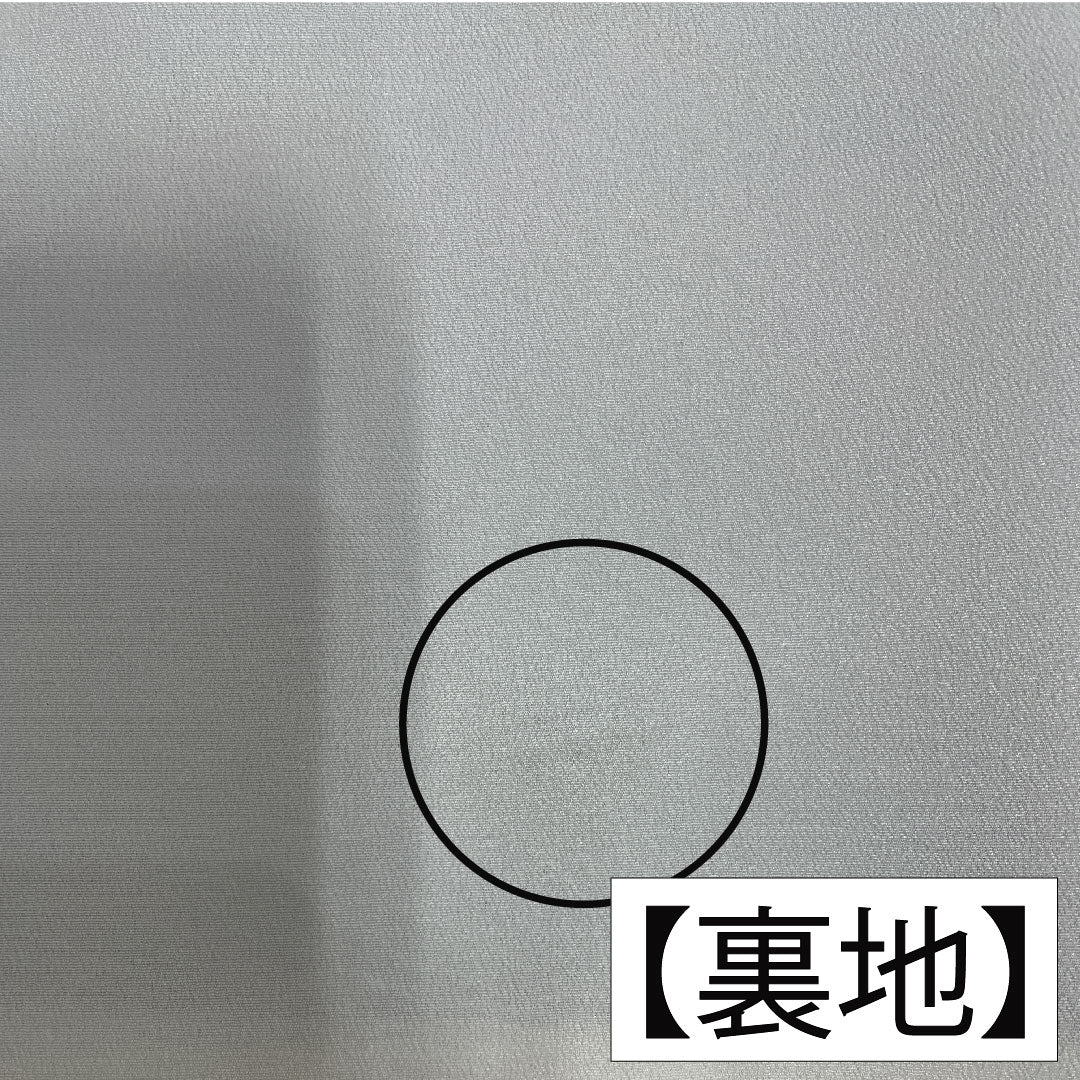 Colored Tomesode, pure silk, length 161cm, sleeve length 63cm, lined, light gray, Kyoto Yuzen, wave, sailboat, one crest, five-three paulownia, Queen pearl finish, A rank, gray, 1111001433422