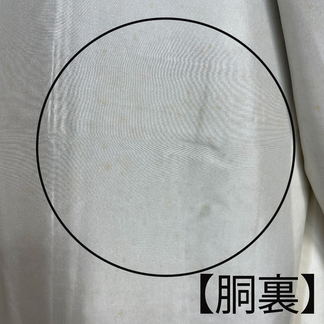 村山大島 身丈155.5cm 裄丈63.5cm 幾何学模様 正絹 Aランク 袷 黒系 1116001963310