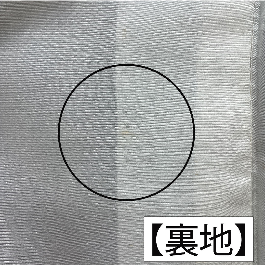 訪問着 正絹 袷 身丈163.5cm 裄丈63.5cm 黄土色(おうどいろ) 京友禅 草花模様 Aランク 黄系 1112005683423