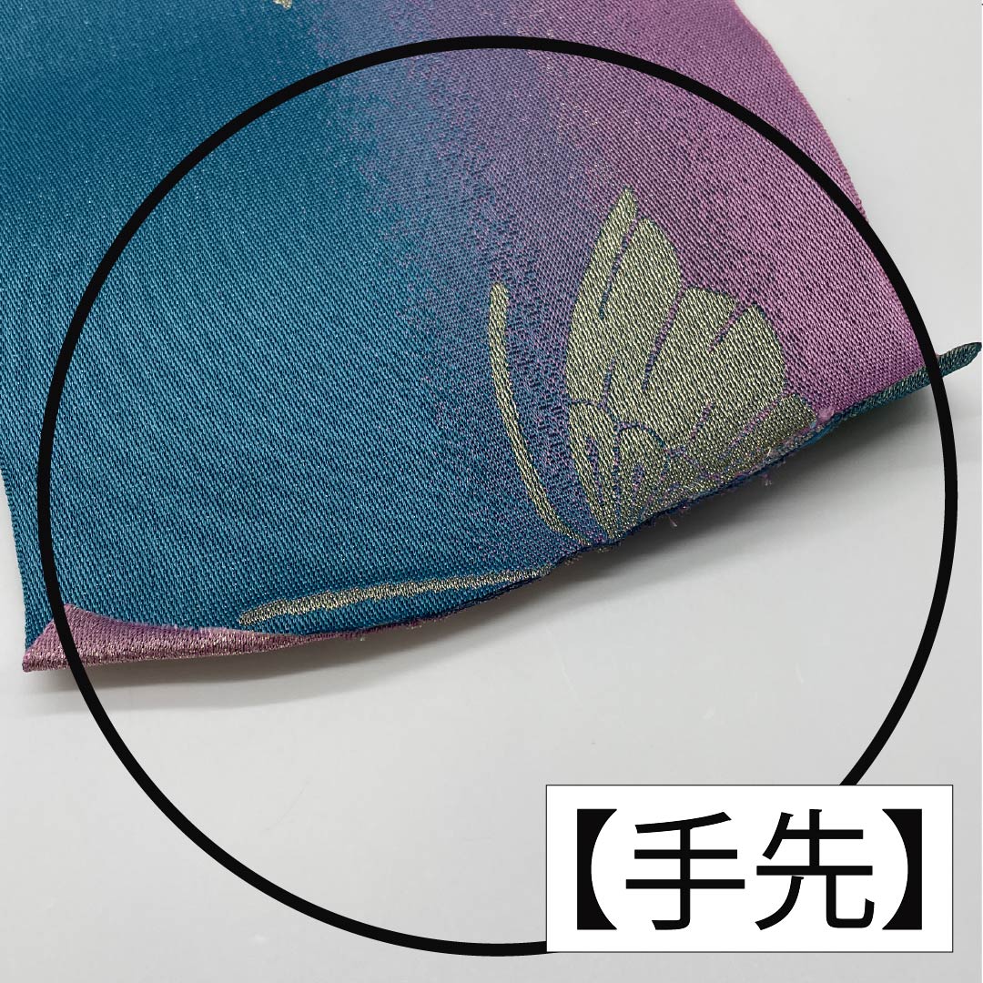 Half-width obi, polyester, butterfly, obi length 336cm, gradation style, A rank, 1125001683399