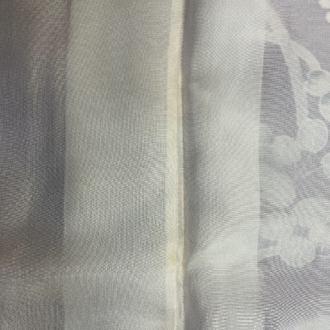 Long-sleeved kimono, length 167cm, sleeve length 66cm, lined, Kyoto Bingata, Chayatsuji pattern, pure silk, A rank, red, 1113000103512