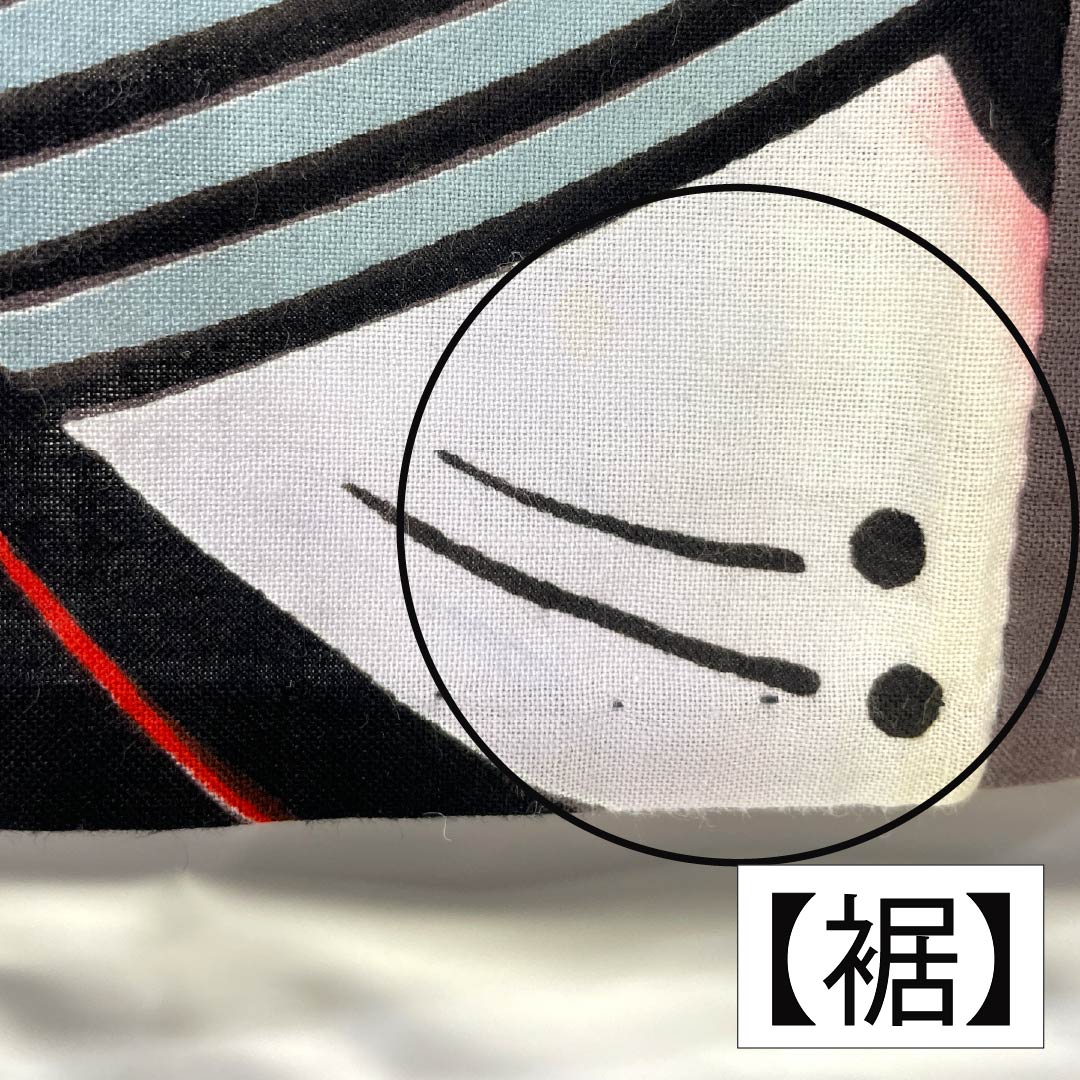 Cotton Yukata, Length 158cm, Sleeve Length 67cm, Rank B, Single Layer, Monotone, Grape Gray, Butterfly Design, 1118005824327