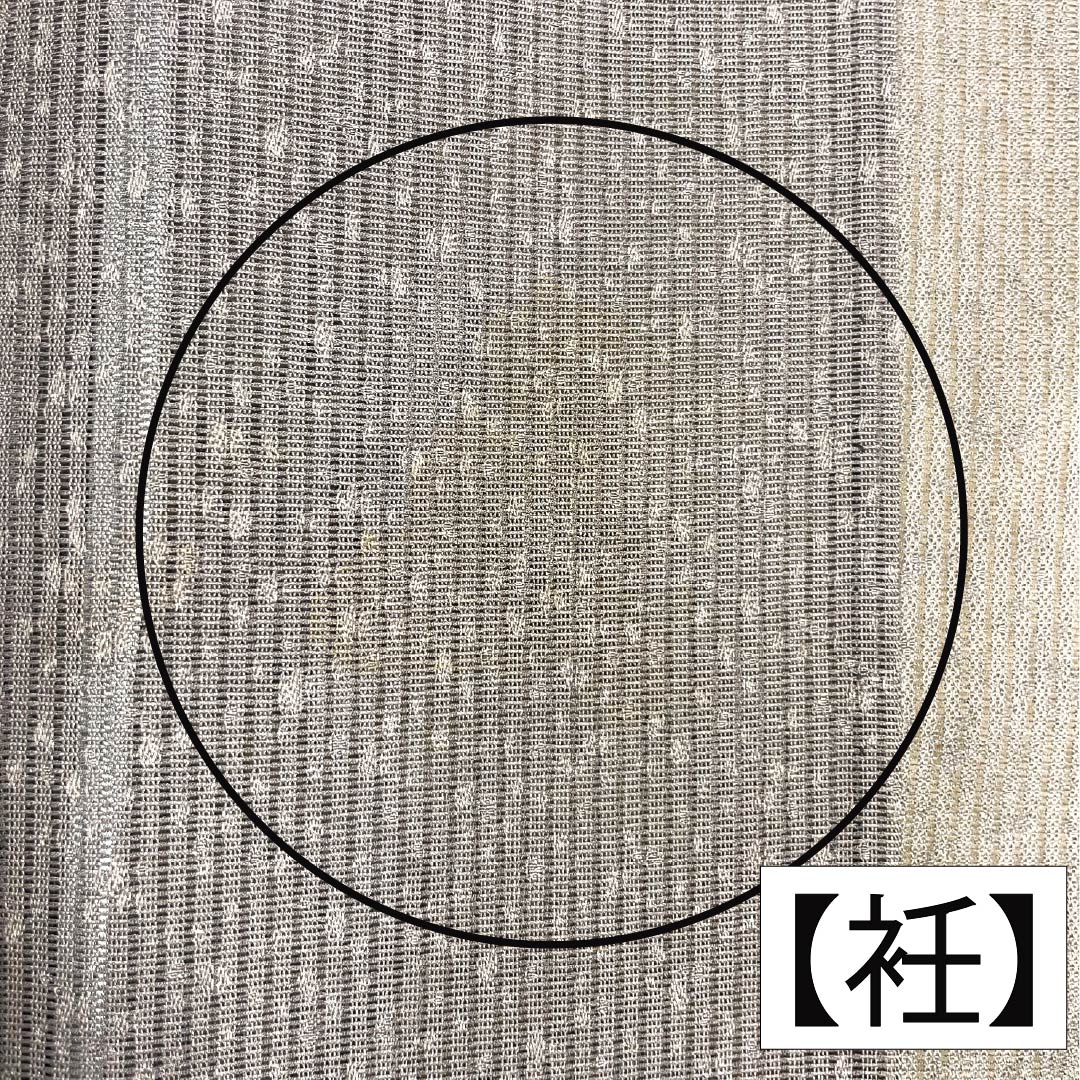 夏物 正絹 訪問着 Bランク 身丈165.5cm 裄丈65cm 都鼠色(みやこねずいろ) 京友禅 タタキ染 秋草 絽 茶系 1132005104514