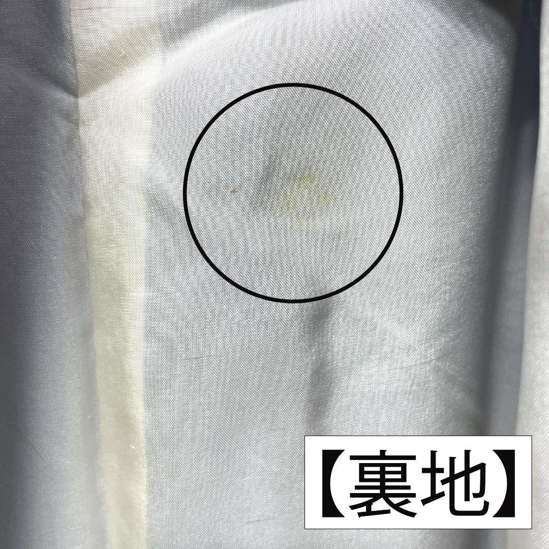 訪問着 正絹 Bランク 袷 身丈164.5cm 裄丈64cm 勿忘草色(わすれなぐさいろ) 付下げ 和田光正 金彩友禅 流水 草木 青系 1112007784417