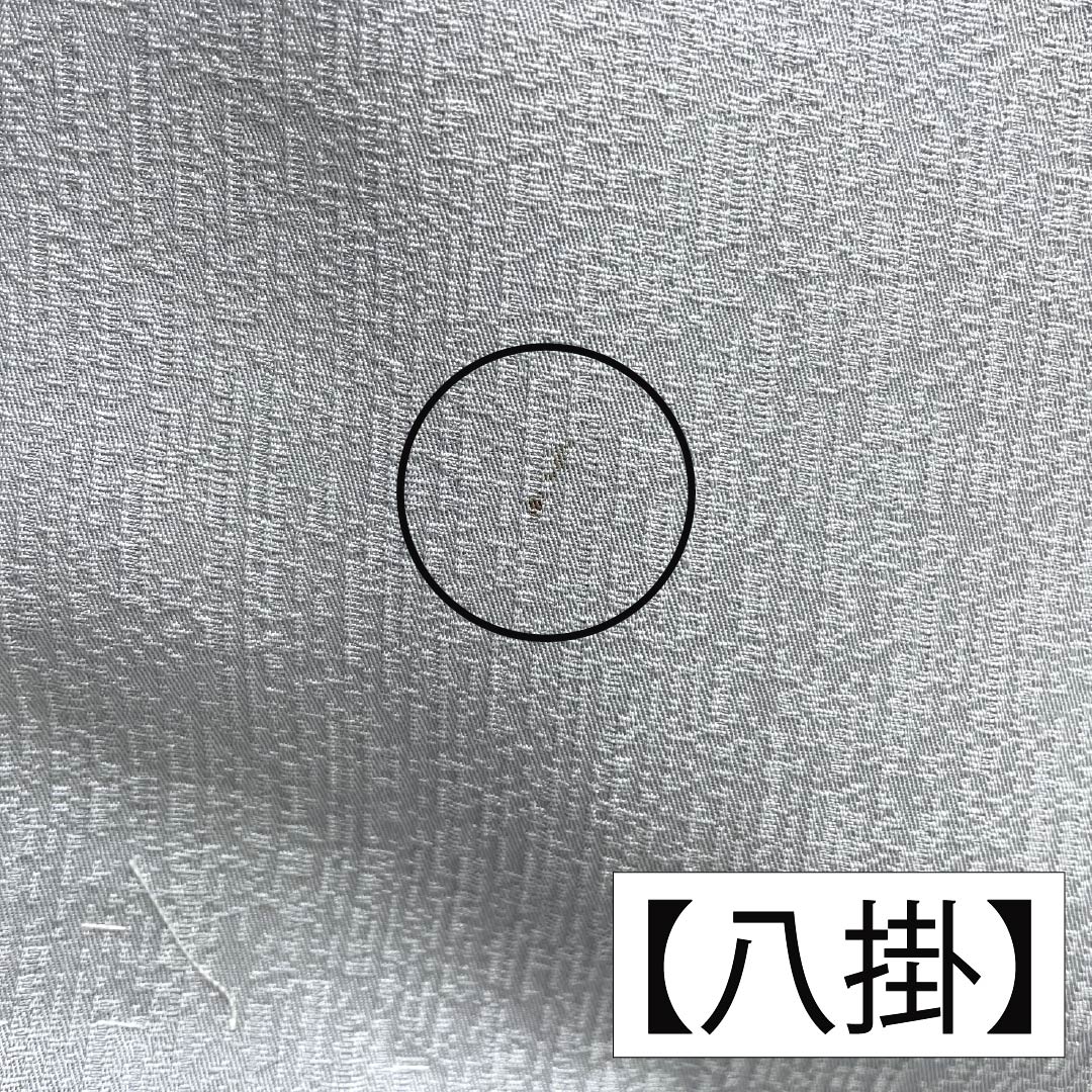 訪問着 正絹 Bランク 袷 身丈168cm 裄丈62cm 白銅色(はくどういろ) 蘇州刺繡 草花 流水 しつけ糸付き グレー系 1112007524522