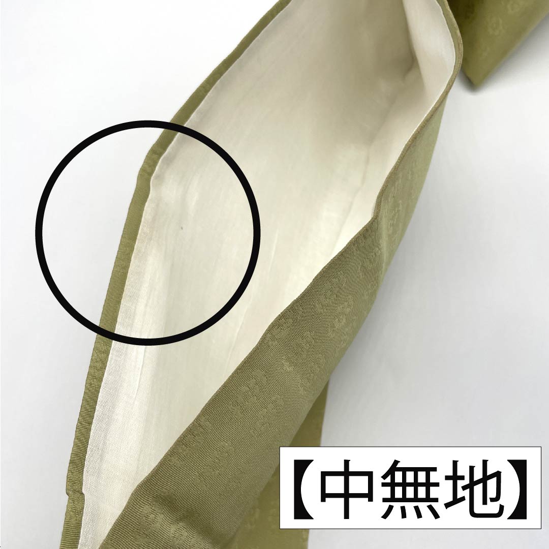 Nagoya Obi, Pure Silk, Grade A, Pale Yellow, Takeyamachi Embroidery, Grape Arabesque Design, Pointed Pattern, Semi-Formal, Yellow, 364cm Length, 1124010373323, Nagoya Style
