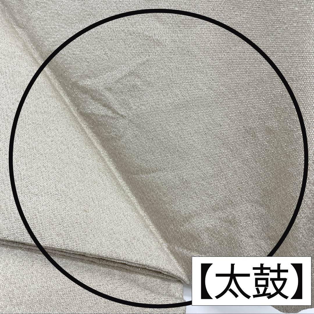 Nagoya Obi, Pure Silk, Grade A, Shell Bucket Design, Tapestry Weave, Embroidery, 371cm Long, Pointed Pattern, Silver, Semi-Formal, 1124010293322, Nagoya Style