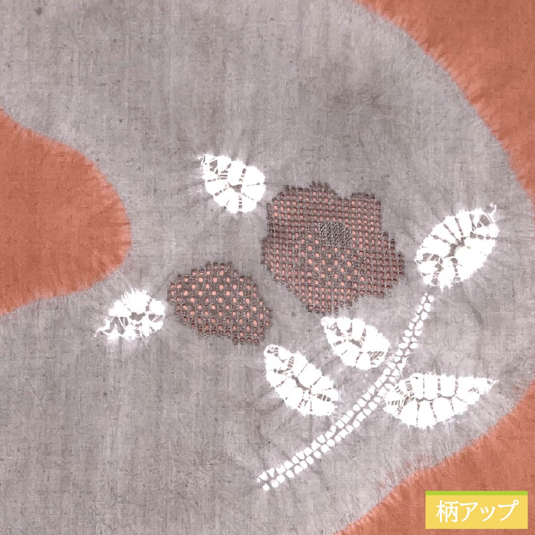 名古屋帯 正絹 Aランク 名古屋仕立て 赤蘇芳色(あかすおういろ) 汕頭刺繍 絞り 古典柄 帯丈359cm ポイント柄 カジュアル ピンク系 1124012553313