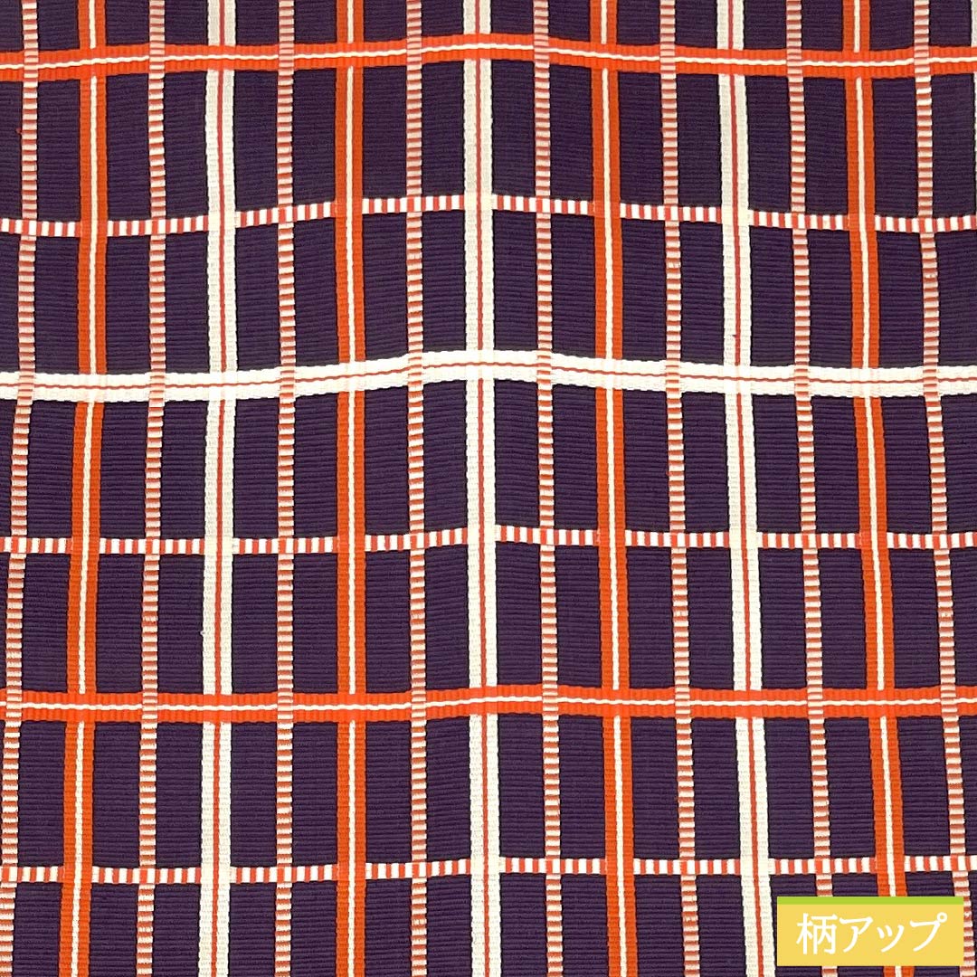 Nagoya Obi, genuine silk, A rank, Nagoya tailoring, Shikoku-iro (deep purple), Yoshino-mandori pattern, classic pattern, obi length 353cm, fully patterned, casual, purple系, 1124011653320