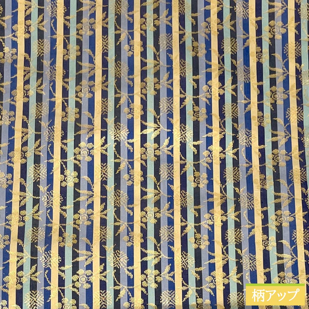 Nagoya obi, genuine silk, S rank, Nagoya tailoring, sasazuru, sho-chiku-bai, obi length 347cm, full-pattern, semi-formal, gradient, 1124011772399