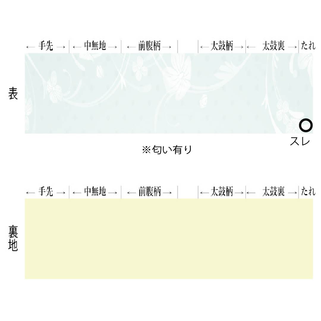 Nagoya obi, genuine silk, Rank A, clove color, Kyo-bingata, floral pattern, classic design, obi length 348cm, rokkutsu, casual, beige, 1124011123325, Nagoya style